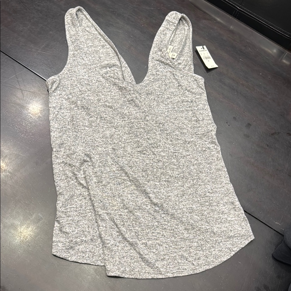 Gray Sleeveless Women's Top